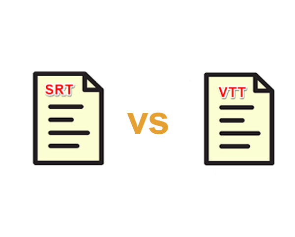 what is srt or vtt file